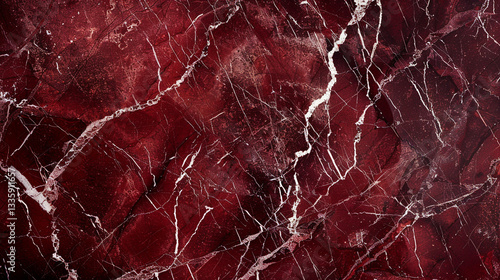 Rosso Levanto Red marble, deep burgundy tones with white veining, warm and regal for elegant interiors