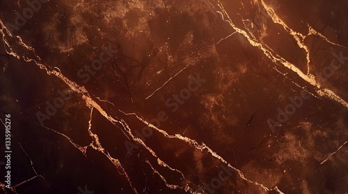Venetian Bronze marble, warm chestnut brown with golden veining, rich and earthy for classic interiors