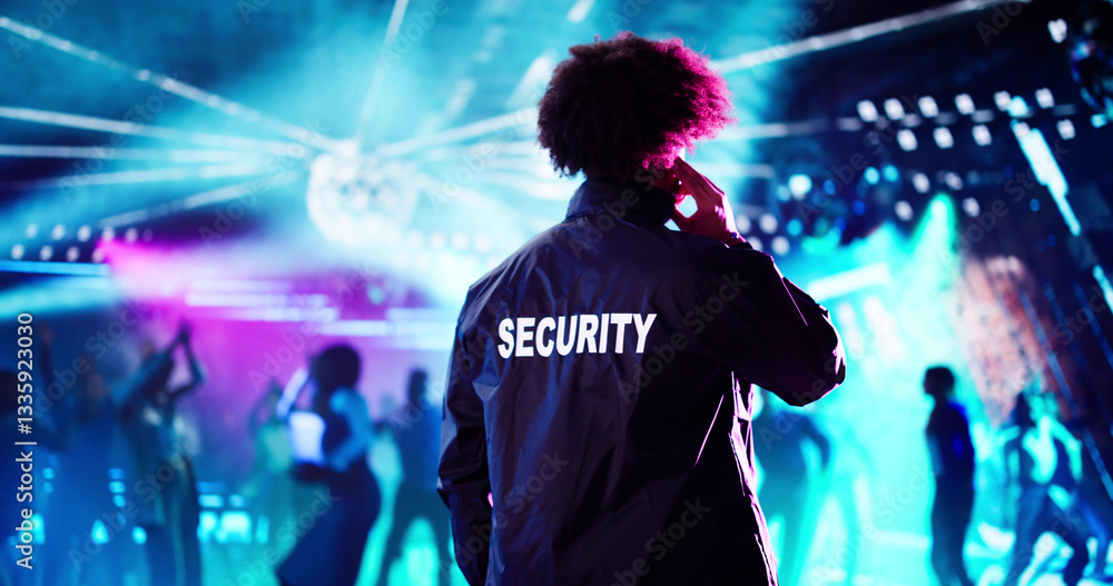 Protecting the crowd at the club event