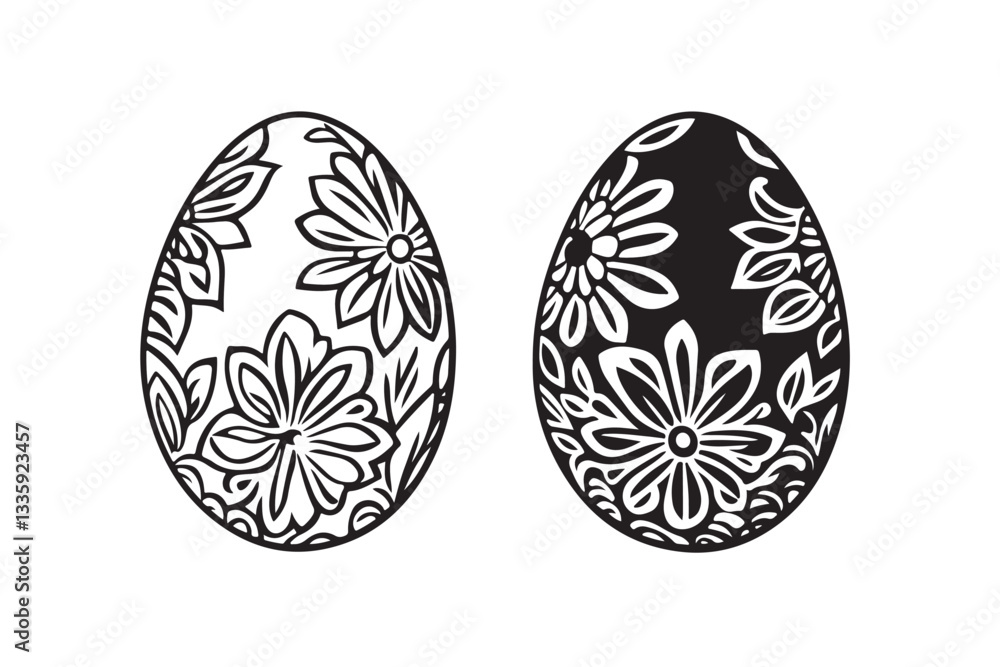 Fototapeta premium Easter Day Silhouette Bundle 