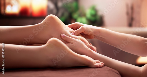 Wallpaper Mural Relaxing Foot Spa and Massage Session with Aromatherapy Torontodigital.ca