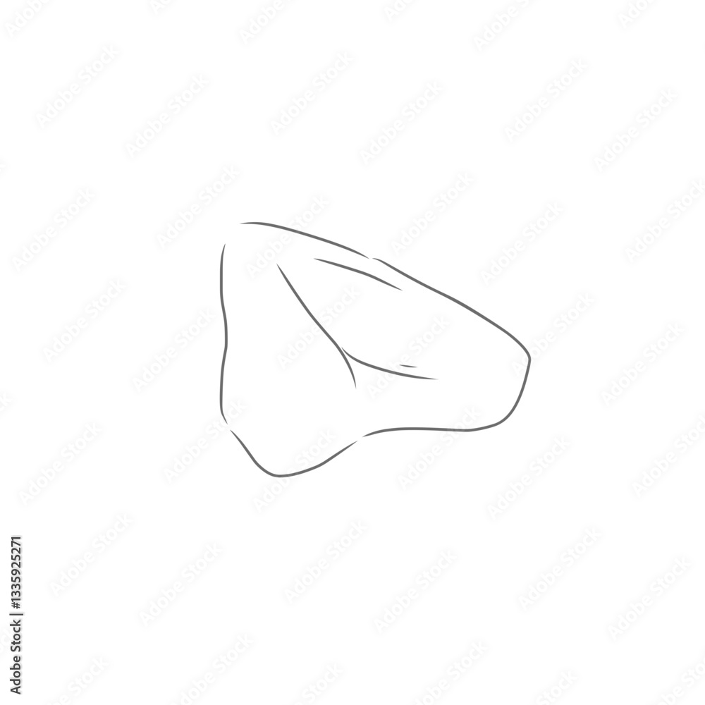 hand drawn rock sketch hand drawn rock sketch