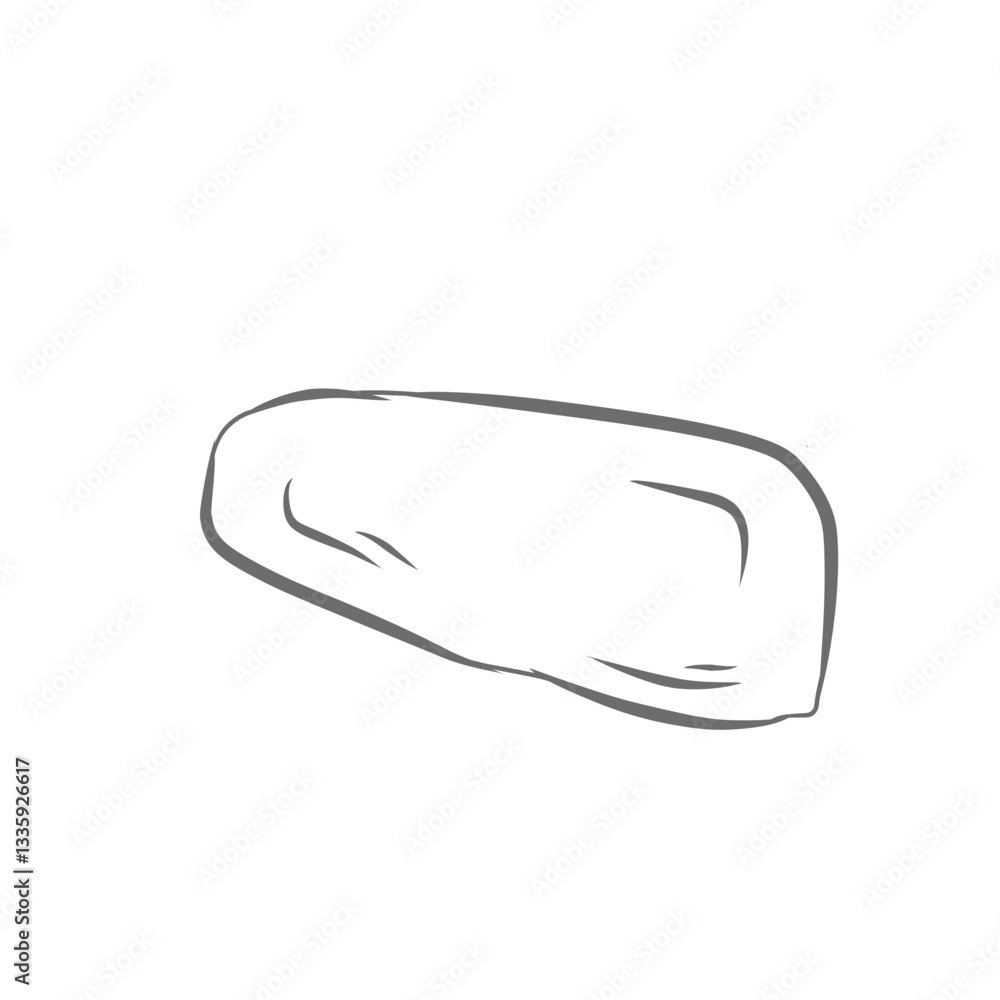hand drawn rock sketch hand drawn rock sketch