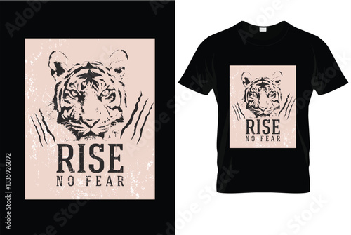Rise no fear Tiger t-shirt 