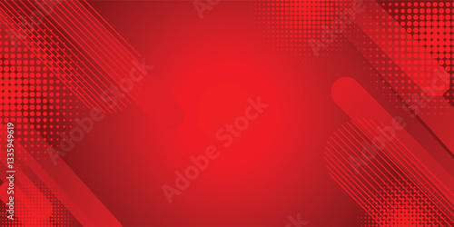 Light Red vector background with straight lines and dots. Capsules on blurred abstract background with gradient dots. The template can be used as a background.