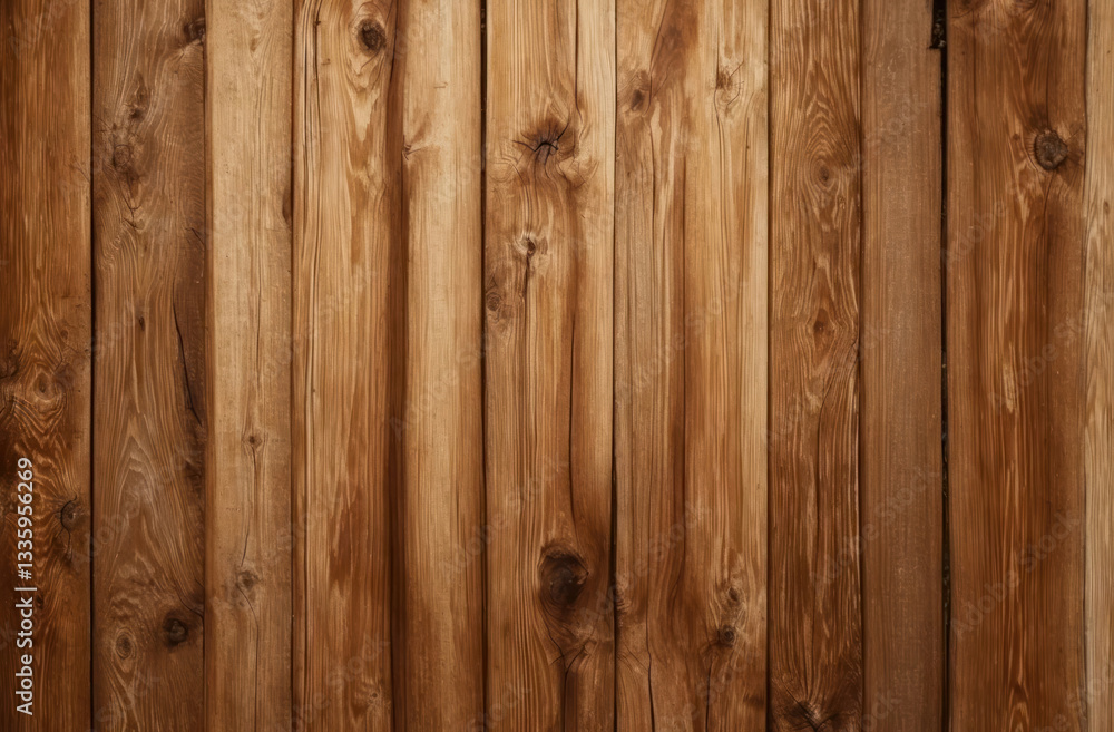 Fototapeta premium authentic natural wooden texture background, showcasing the unique grain patterns and warm tones of real wood.