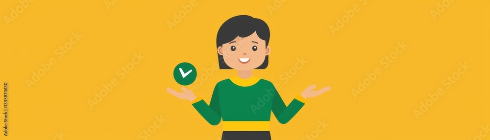 Confident woman in green shirt and black pants, a stylish modern fashion portrait Confident woman in green shirt and black pants, a stylish modern fashion portrait