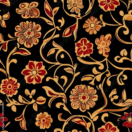 Wallpaper Mural Indonesia Batik Pattern Seamless Torontodigital.ca
