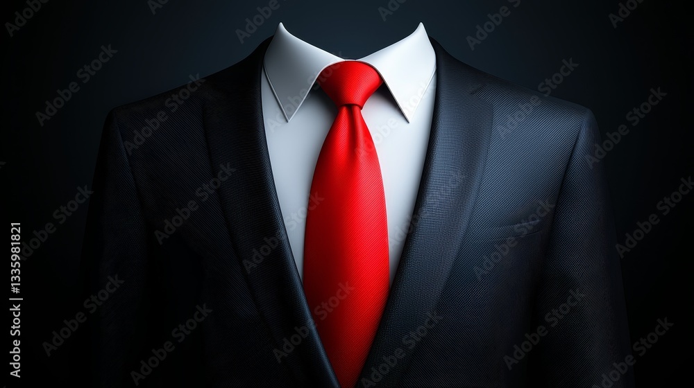 Sharp dressed man, a classic suit, red tie, and white shirt for the modern professional Sharp dressed man, a classic suit, red tie, and white shirt for the modern professional