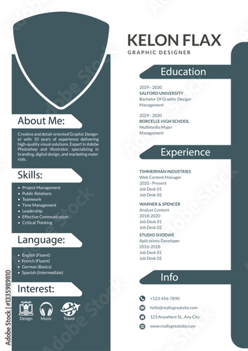 Professional Modern Resume Template to Impress Employers