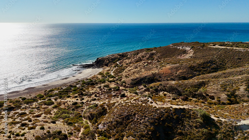 Hallett Cove, South Adelaide, South Australia: Stunning Drone View of The Sugarloaf, Beach & Trails Hallett Cove, South Adelaide, South Australia: Stunning Drone View of The Sugarloaf, Beach & Trails