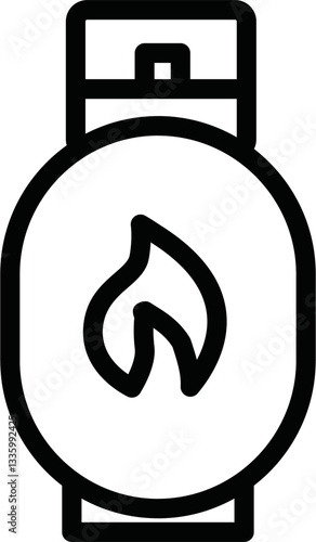 propane vector icon