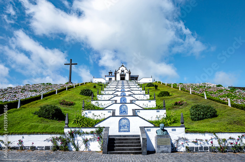 Ermita de Nossa Senhora da Paz, Vila Franca do Campo, Sao Miguel Island, Azores, Acores, Portugal, Europe.