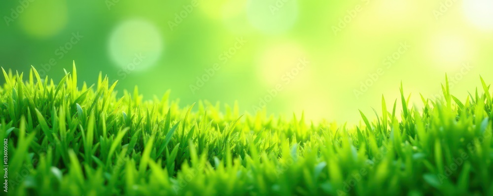 Fototapeta premium Swirling pastel green and yellow, mimicking new grass growth , growth, fresh, digital