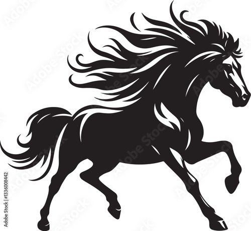 Majestic Running Horse Vector Pack