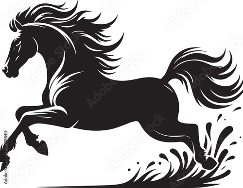 Majestic Running Horse Vector Pack