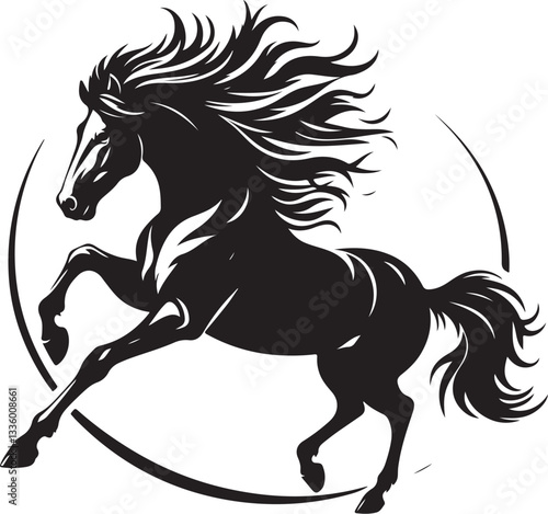Majestic Running Horse Vector Pack