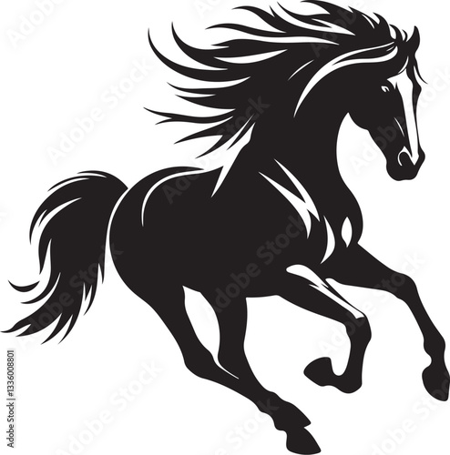Majestic Running Horse Vector Pack