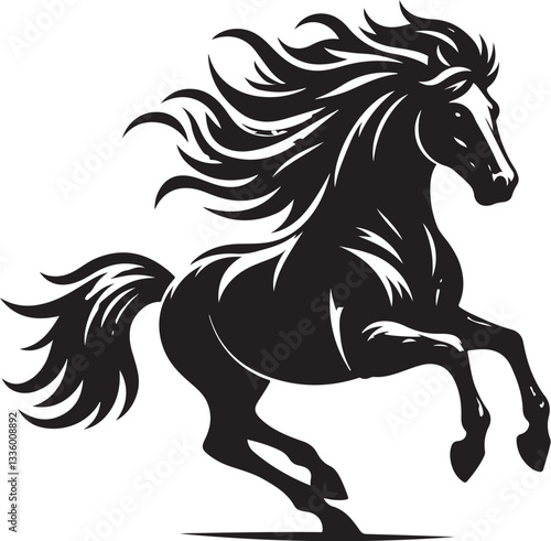 Majestic Running Horse Vector Pack