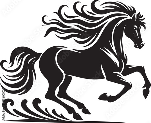Majestic Running Horse Vector Pack