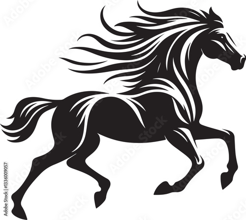 Majestic Running Horse Vector Pack