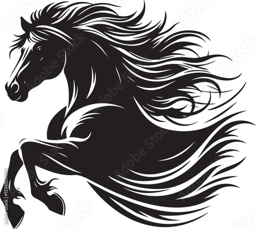 Majestic Running Horse Vector Pack