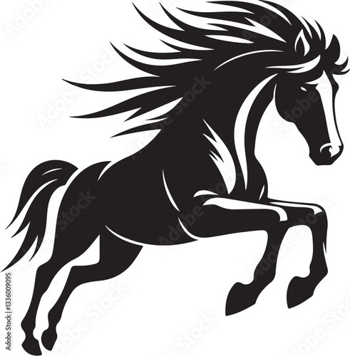 Majestic Running Horse Vector Pack