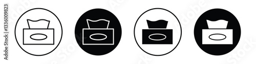 Box tissue vectors icons graphics pack