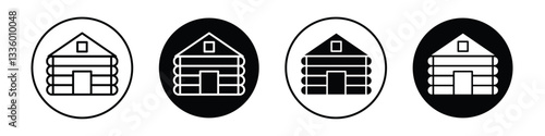 Cabin vectors icons graphics pack