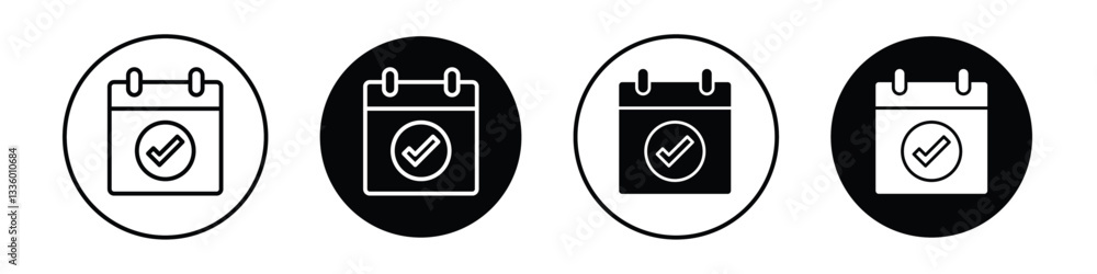 Check in calendar vectors icons graphics pack Check in calendar vectors icons graphics pack
