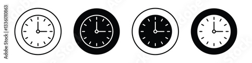 Clock face vectors icons graphics pack Free Download Clock face vectors icons graphics pack - GFXLoad