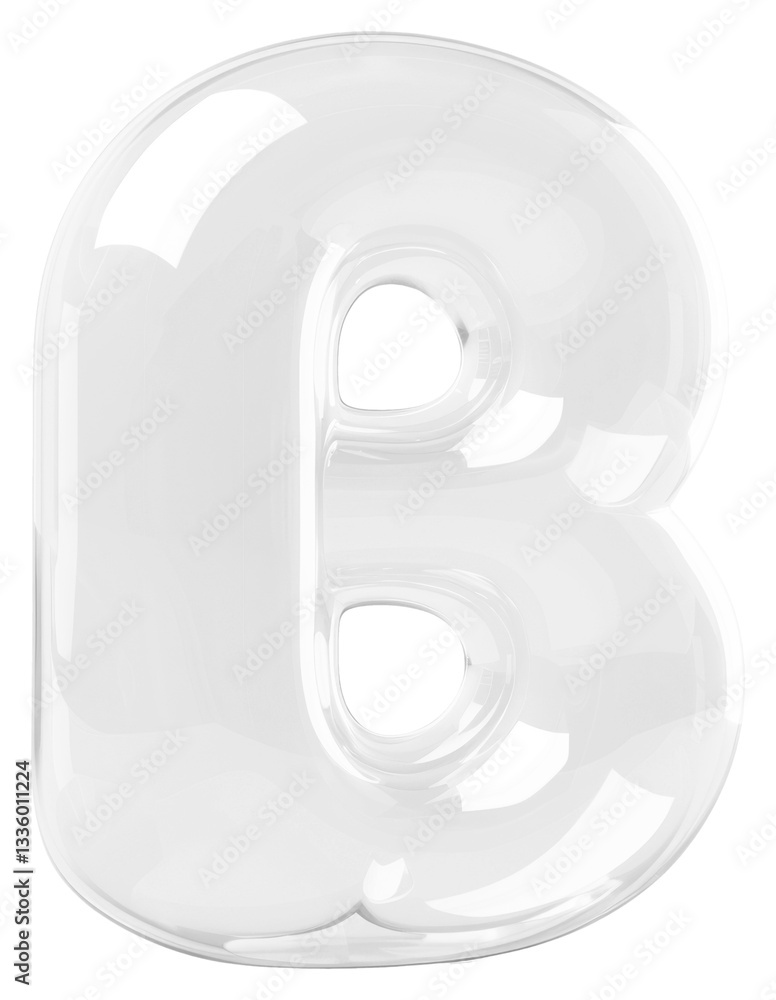 Letter B number text circle. Letter B number text circle.