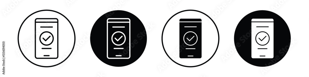 Reservation smartphone vectors icons graphics pack Reservation smartphone vectors icons graphics pack