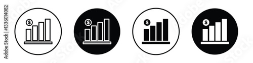 Revenue vectors icons graphics pack