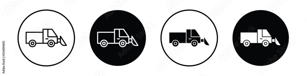 Snowplow vectors icons graphics pack Snowplow vectors icons graphics pack