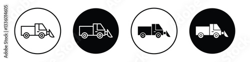 Snowplow vectors icons graphics pack