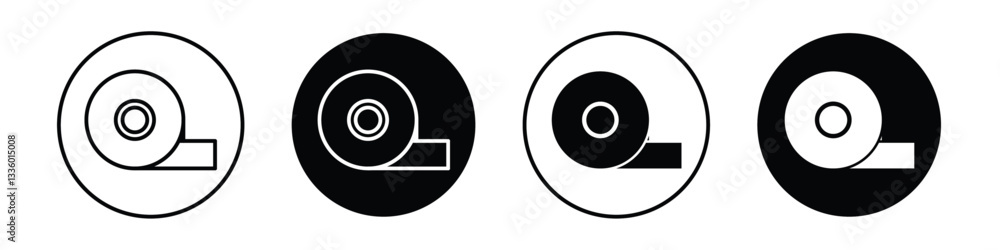 Tape vectors icons graphics pack Tape vectors icons graphics pack