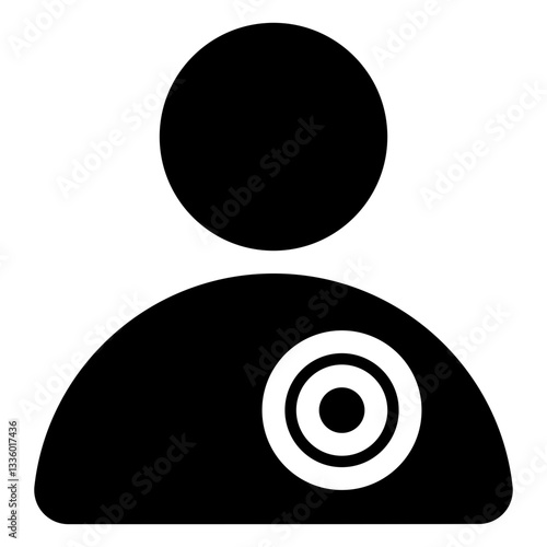 painful region icon