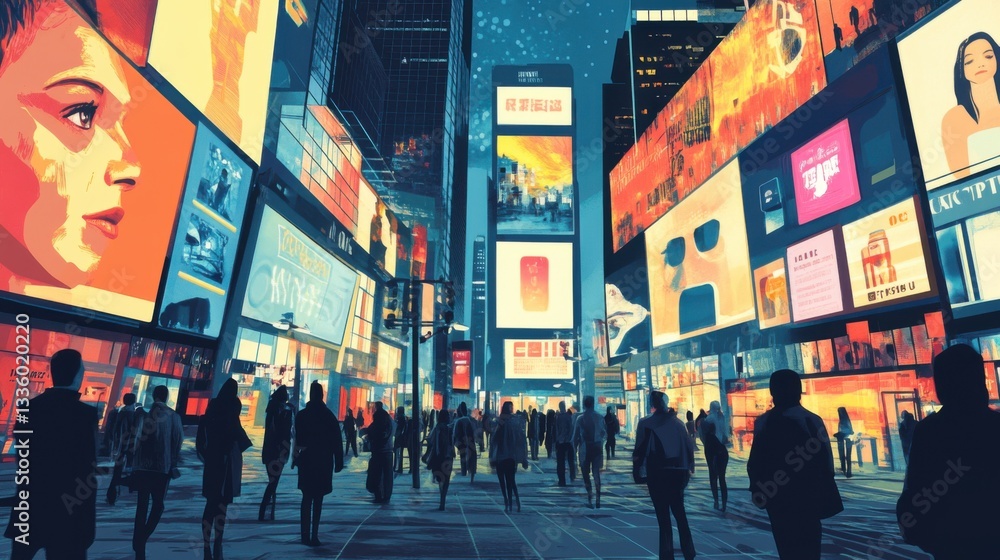 Obraz premium Hyper-personalized ads are improving consumer engagement.