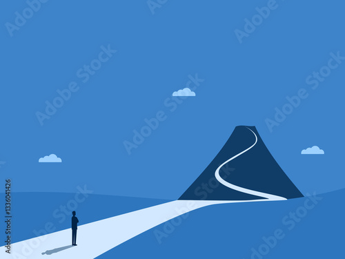 Determination, ambition, businessmen look for a way to conquer the mountain
