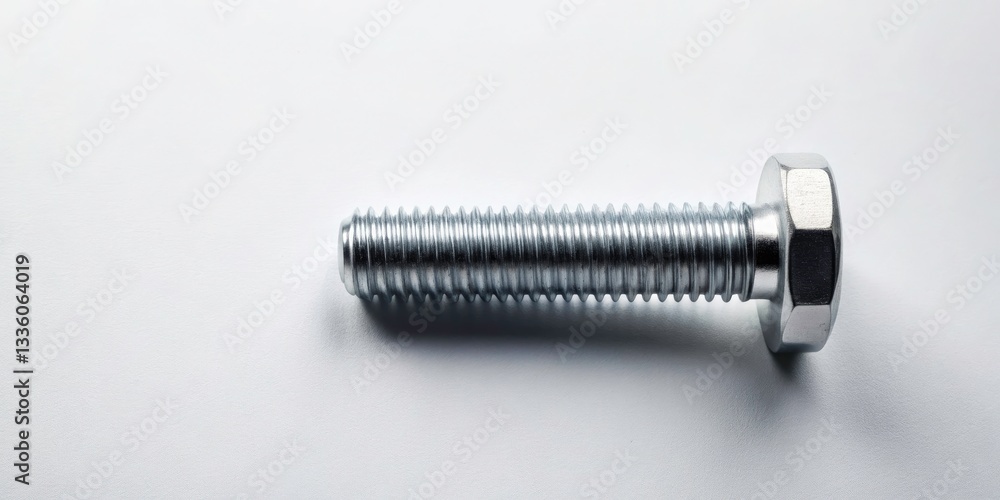 Flat Lay Fastener Photography: Close-Up Product Shot on Solid Background Flat Lay Fastener Photography: Close-Up Product Shot on Solid Background