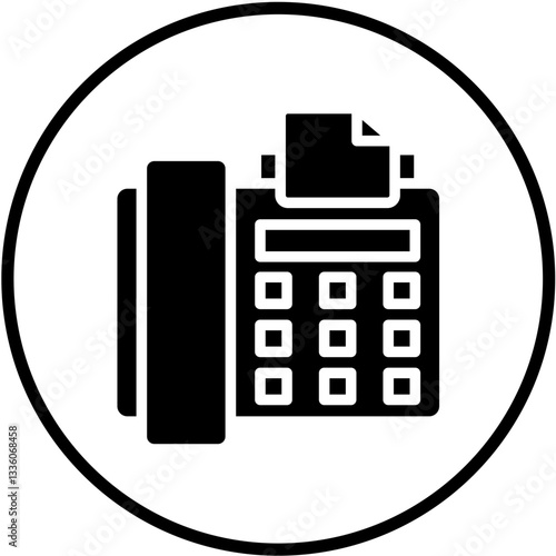Vector Design Fax Icon Style