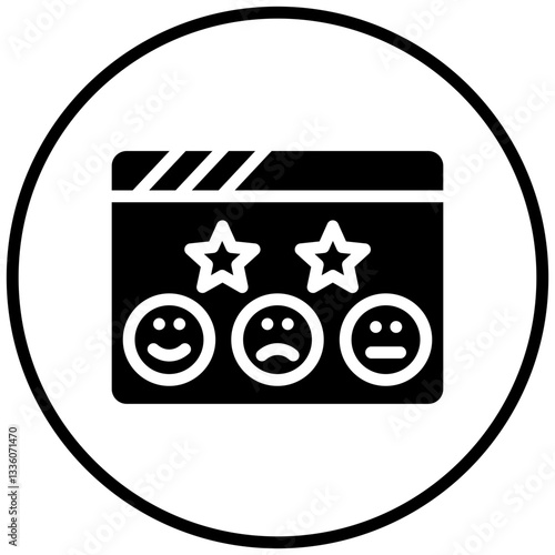 Vector Design Satisfaction Icon Style