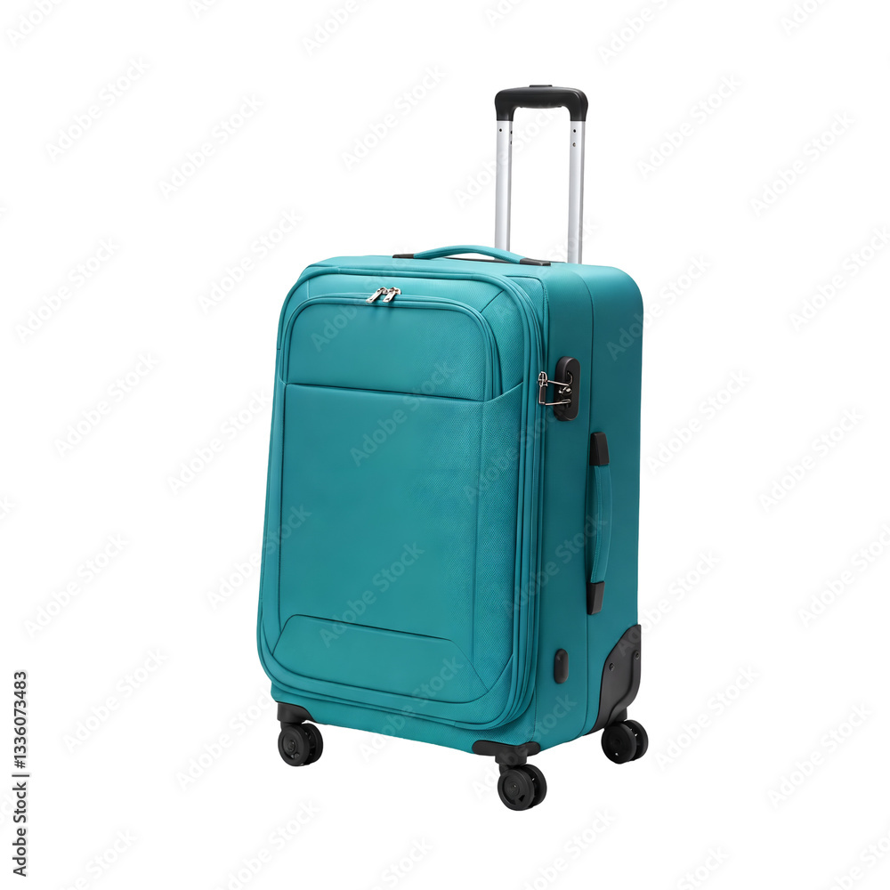 Trolley bag for travel isolated on transparent background Trolley bag for travel isolated on transparent background