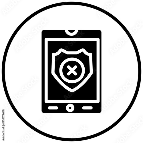 Vector Design Denial Icon Style
