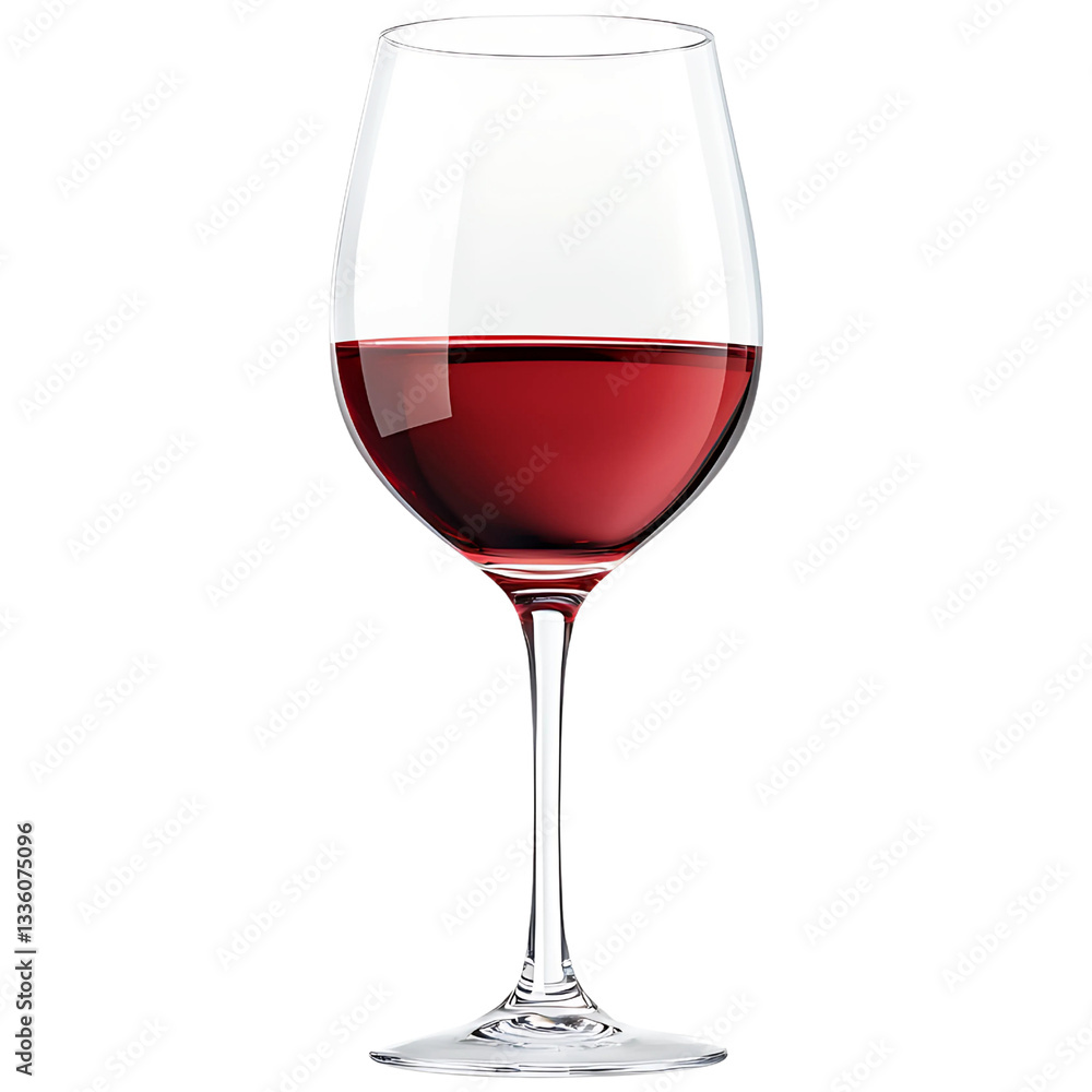 Glass of red wine isolated on transparent background. Glass of red wine isolated on transparent background.