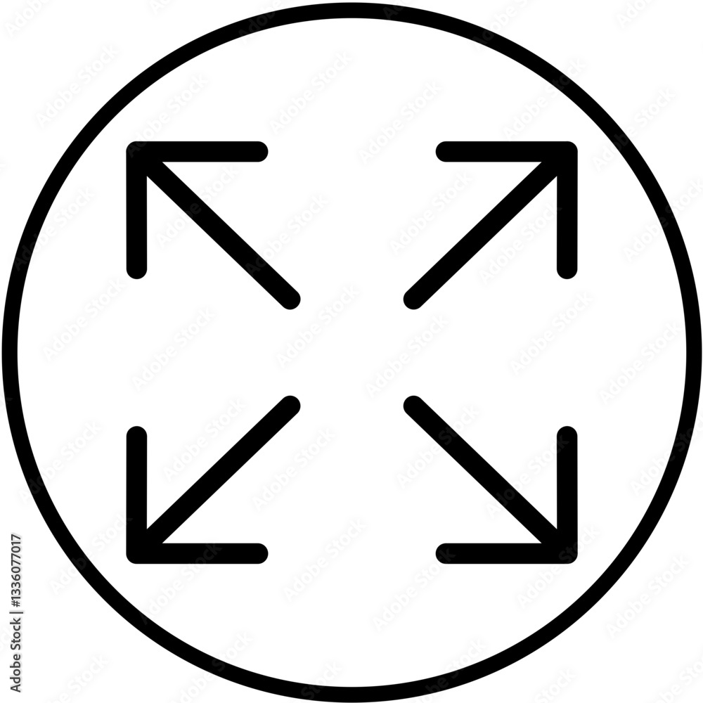 Vector Design Maximize Icon Style Vector Design Maximize Icon Style