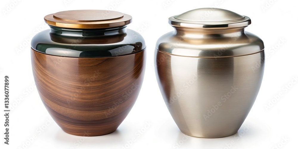 Overhead Pet Urn Photography: Flat Lay, Dutch Angle, High Contrast White Background Overhead Pet Urn Photography: Flat Lay, Dutch Angle, High Contrast White Background