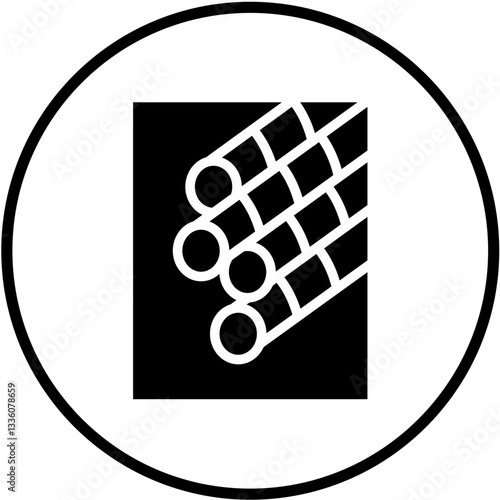 Rebar Vector Design Icon Style