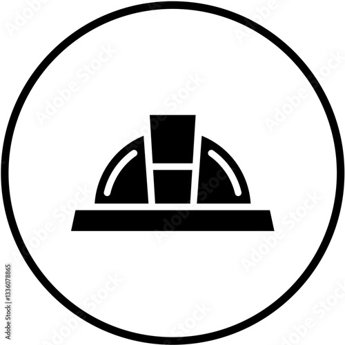 Hardhat Light Vector Design Icon Style